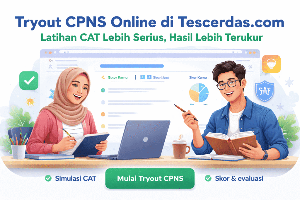tryout tes cpns online twk tiu tkp